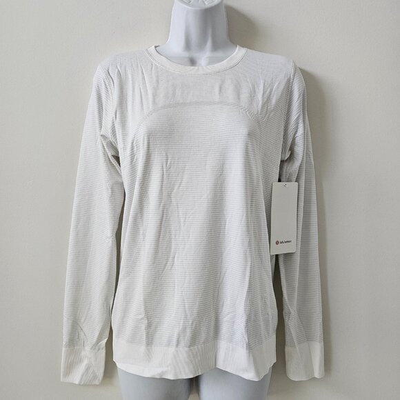 lululemon athletica Tops - NWT LULULEMON WHWH White Swiftly Relaxed Long Sleeve Crew Top 6